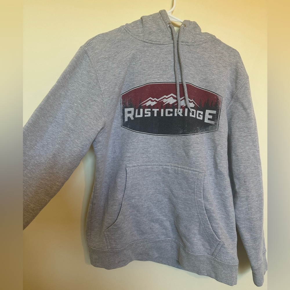 Men’s Rustic Ridge Gray Hoodie